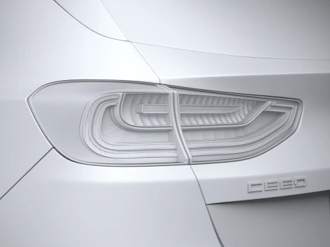 Kia Ceed Basic 2025 3D Model