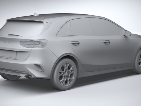 Kia Ceed Basic 2025 3Dモデル