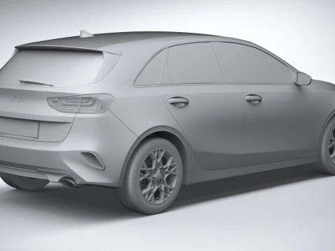 Kia Ceed Basic 2025 3D Model
