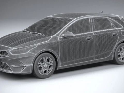 Kia Ceed Basic 2025 3D Model