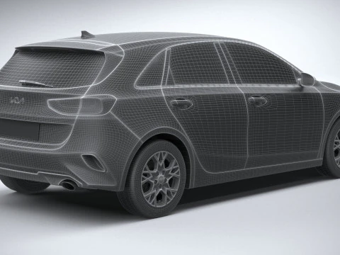 Kia Ceed Basic 2025 3D Model