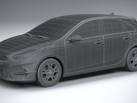 Kia Ceed Basic 2025 3Dモデル