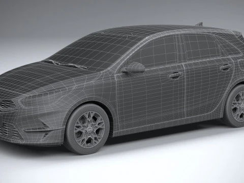 Kia Ceed Basic 2025 3D Model