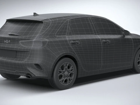 Kia Ceed Basic 2025 3D Model