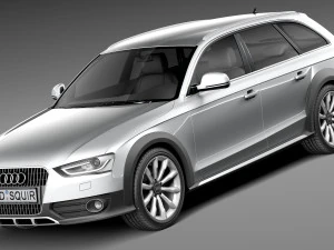 Audi A4 Allroad Quattro 2013 Modello 3D