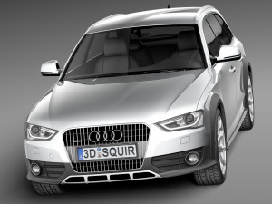 Audi A4 Allroad Quattro 2013 3D-Modell