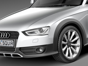 Audi A4 Allroad Quattro 2013 3D-Modell