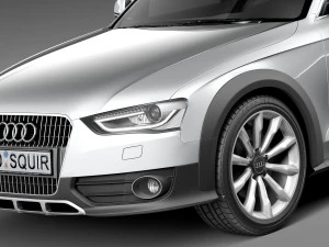 Audi A4 Allroad Quattro 2013 3D Model