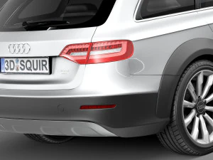 Audi A4 Allroad Quattro 2013 3D Model