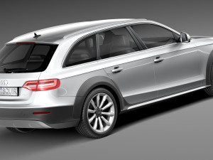 Audi A4 Allroad Quattro 2013 3D-Modell