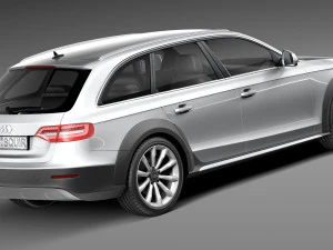 Audi A4 Allroad Quattro 2013 3D Model