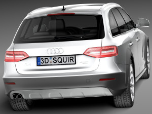 Audi A4 Allroad Quattro 2013 3D-Modell