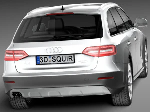 Audi A4 Allroad Quattro 2013 3D Model