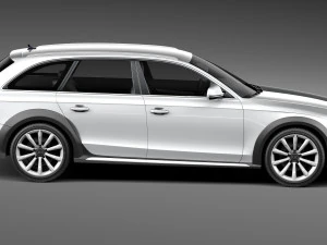 Audi A4 Allroad Quattro 2013 3D Model