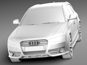 Audi A4 Allroad Quattro 2013 3D-Modell