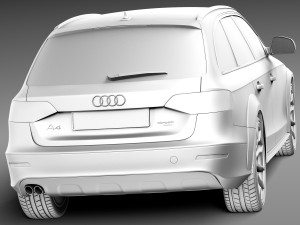Audi A4 Allroad Quattro 2013 3D-Modell
