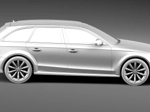 Audi A4 Allroad Quattro 2013 3D Model