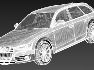 Audi A4 Allroad Quattro 2013 3D-Modell