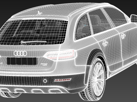 Audi A4 Allroad Quattro 2013 3D Model