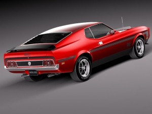 Mustang Mach-1 1971 3D Model