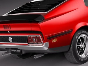 Mustang Mach-1 1971 3D Model