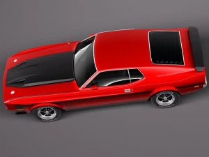 Mustang Mach-1 1971 3D Model