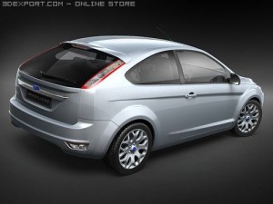 Focus 2009 5-Door 3D Model