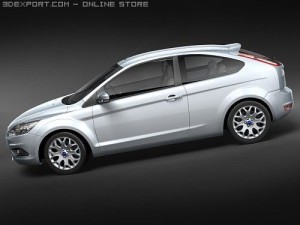 Focus 2009 5-Door 3D Model