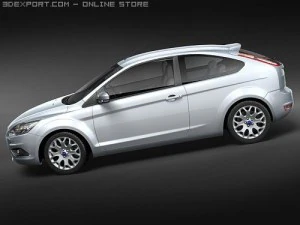 Focus 2009 5-Door 3D Model