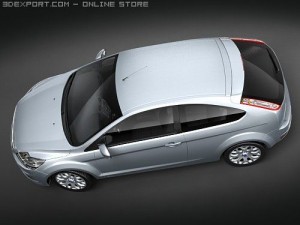 Focus 2009 5-Door 3D Model