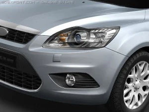 Focus 2008 midpoly 3D Model