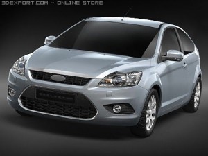 Focus 2008 midpoly 3D Модель
