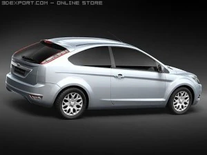 Focus 2008 midpoly 3D Model