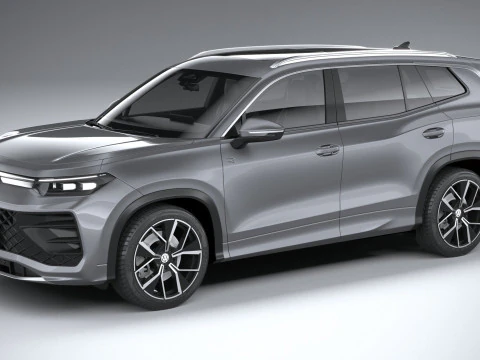 Volkswagen Tayron 2025 3D Model