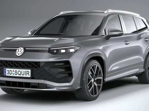 Volkswagen Tayron 2025 3D Model