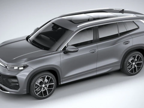 Volkswagen Tayron 2025 3D Model