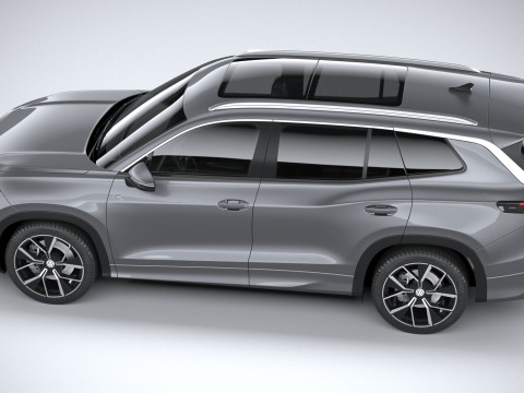 Volkswagen Tayron 2025 Model 3D
