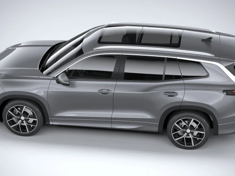 Volkswagen Tayron 2025 3D Model
