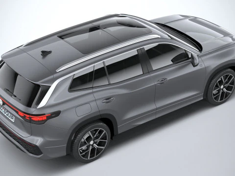 Volkswagen Tayron 2025 3D Model