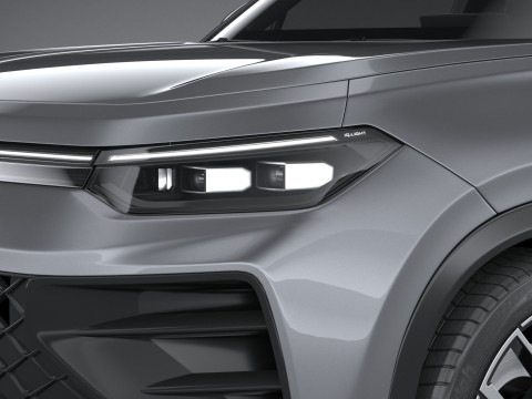 Volkswagen Tayron 2025 Model 3D