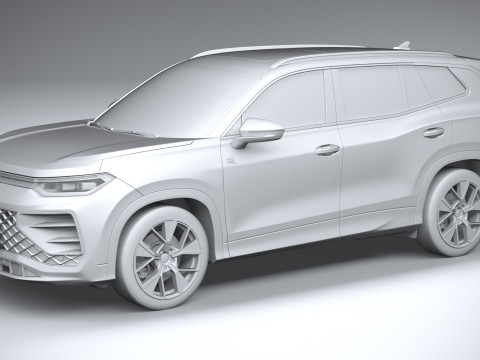 Volkswagen Tayron 2025 Model 3D