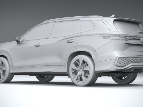 Volkswagen Tayron 2025 Model 3D