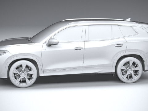 Volkswagen Tayron 2025 Model 3D
