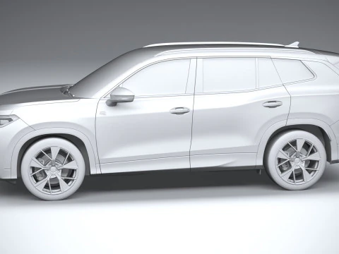 Volkswagen Tayron 2025 3D Model