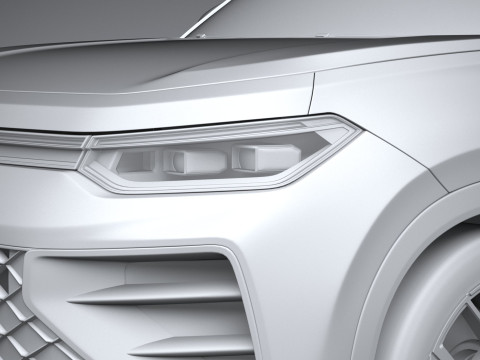 Volkswagen Tayron 2025 Model 3D