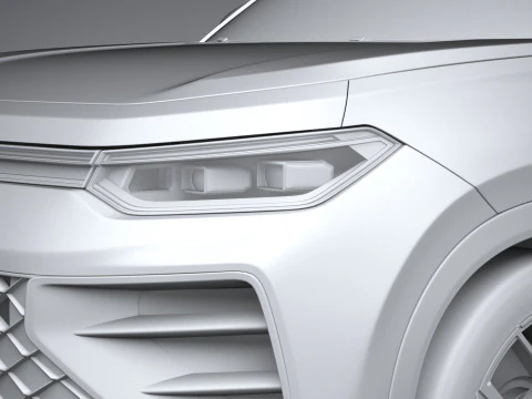 Volkswagen Tayron 2025 3D Model