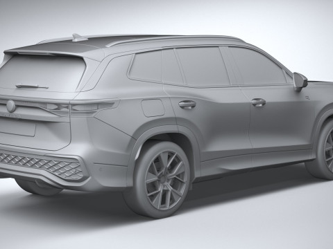 Volkswagen Tayron 2025 Model 3D