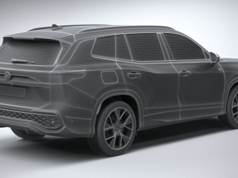 Volkswagen Tayron 2025 Model 3D