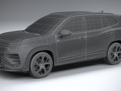 Volkswagen Tayron 2025 Model 3D