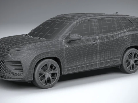 Volkswagen Tayron 2025 3D Model